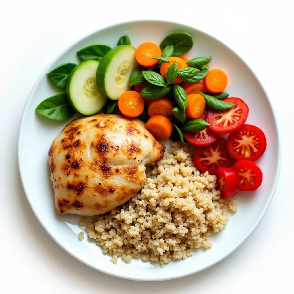 Farfurie cu alimente variate